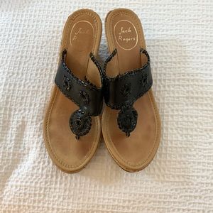 Jack Rogers Jacks mid wedge.